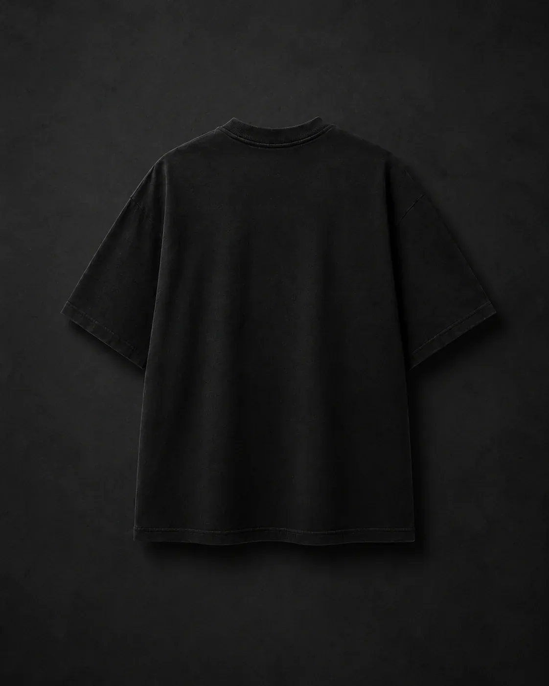Signature Box Tee — Deep Black
