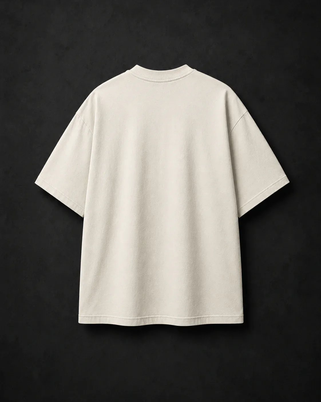 Signature Box Tee — Bone Ivory