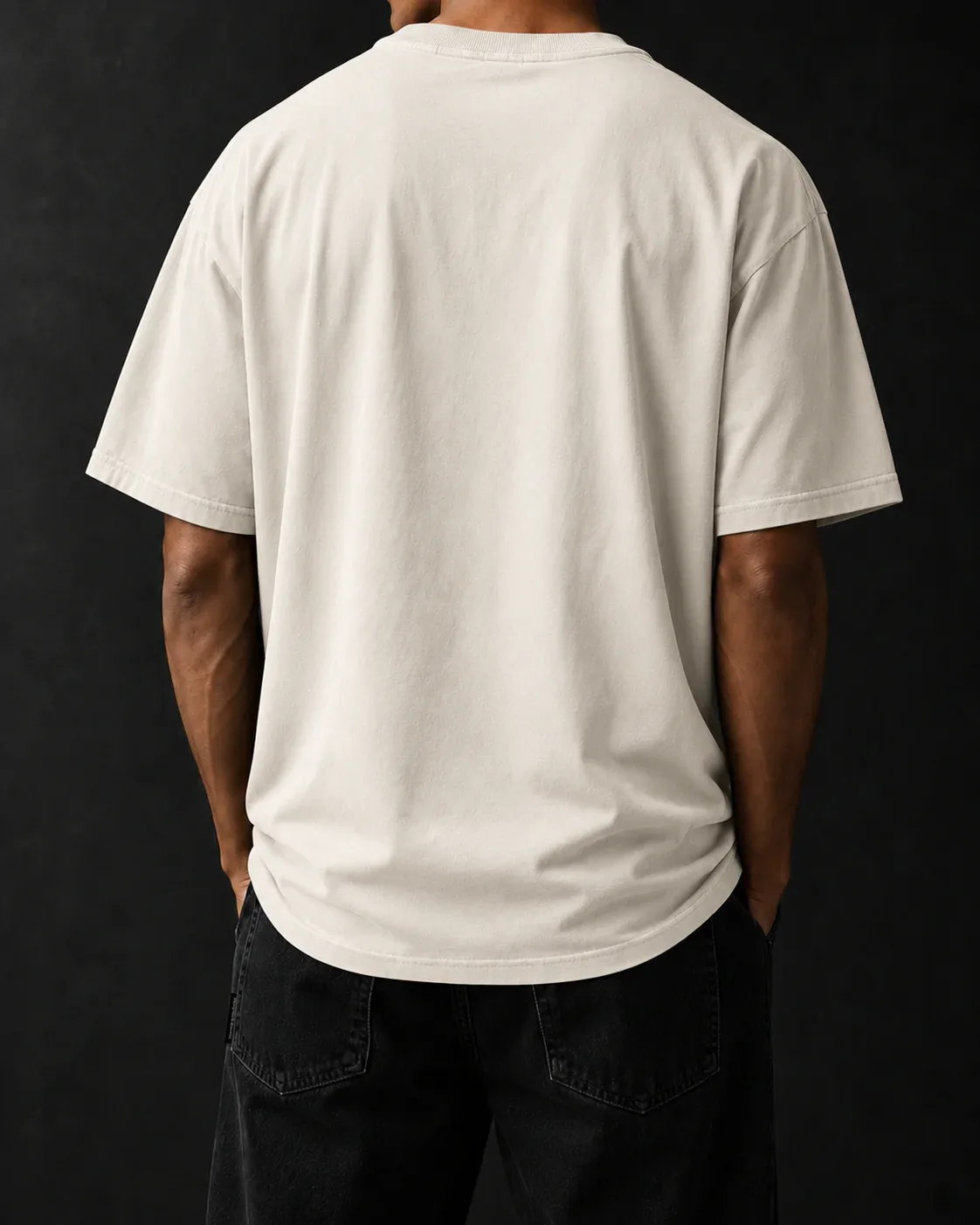 Signature Box Tee — Bone Ivory
